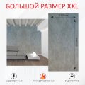 Стеновые панели гипсокаркас под бетон, темный RAL 7037 фото